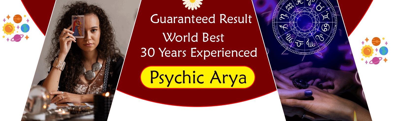 Psychic Arya Atlanta GA Services Banner